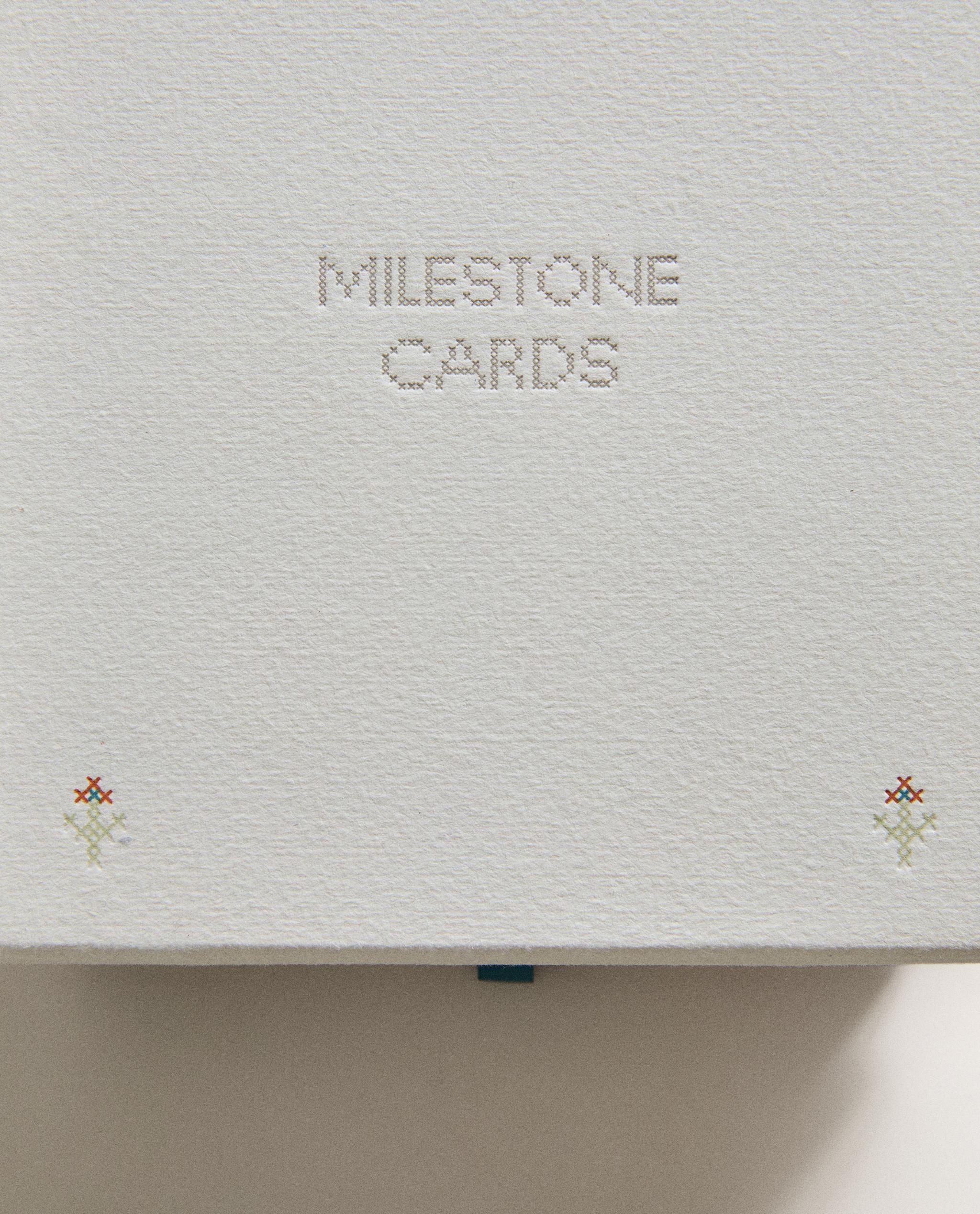 BABY MONTHLY MILESTONE KIT - 12 FLORAL CARDS product thumbnail 10