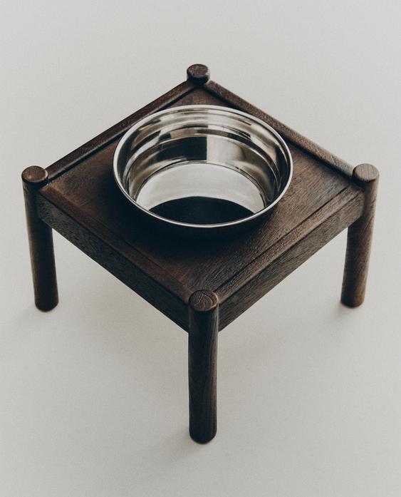 TALL WOODEN PET FOOD BOWL TALL WOODEN PET FOOD BOWL