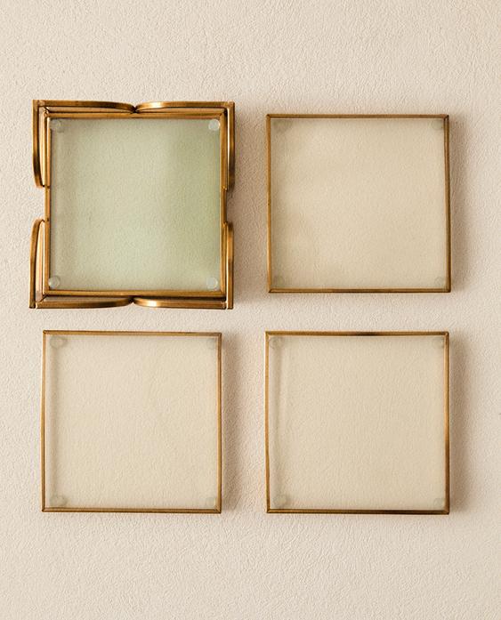 SET SUPORTURI PAHAR METAL (SET DE 6)