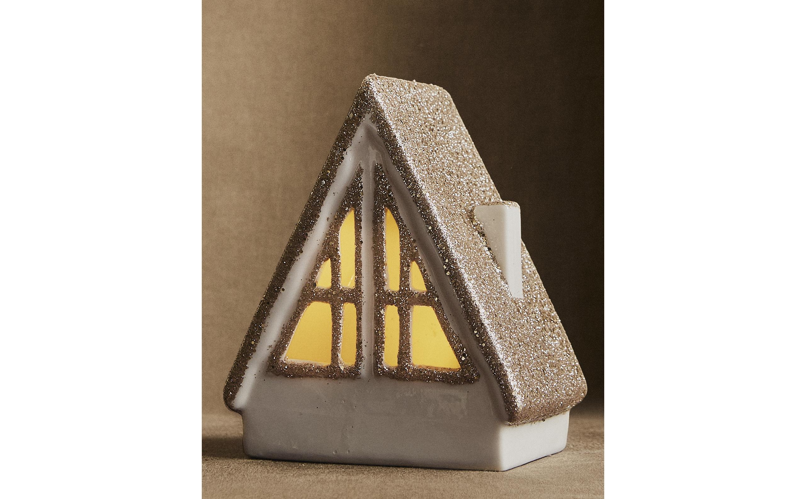 ZARA グリッタールーフハウスセラミックオーナメント　3点セット 44326763250-f.jpg?ts=1758280544205