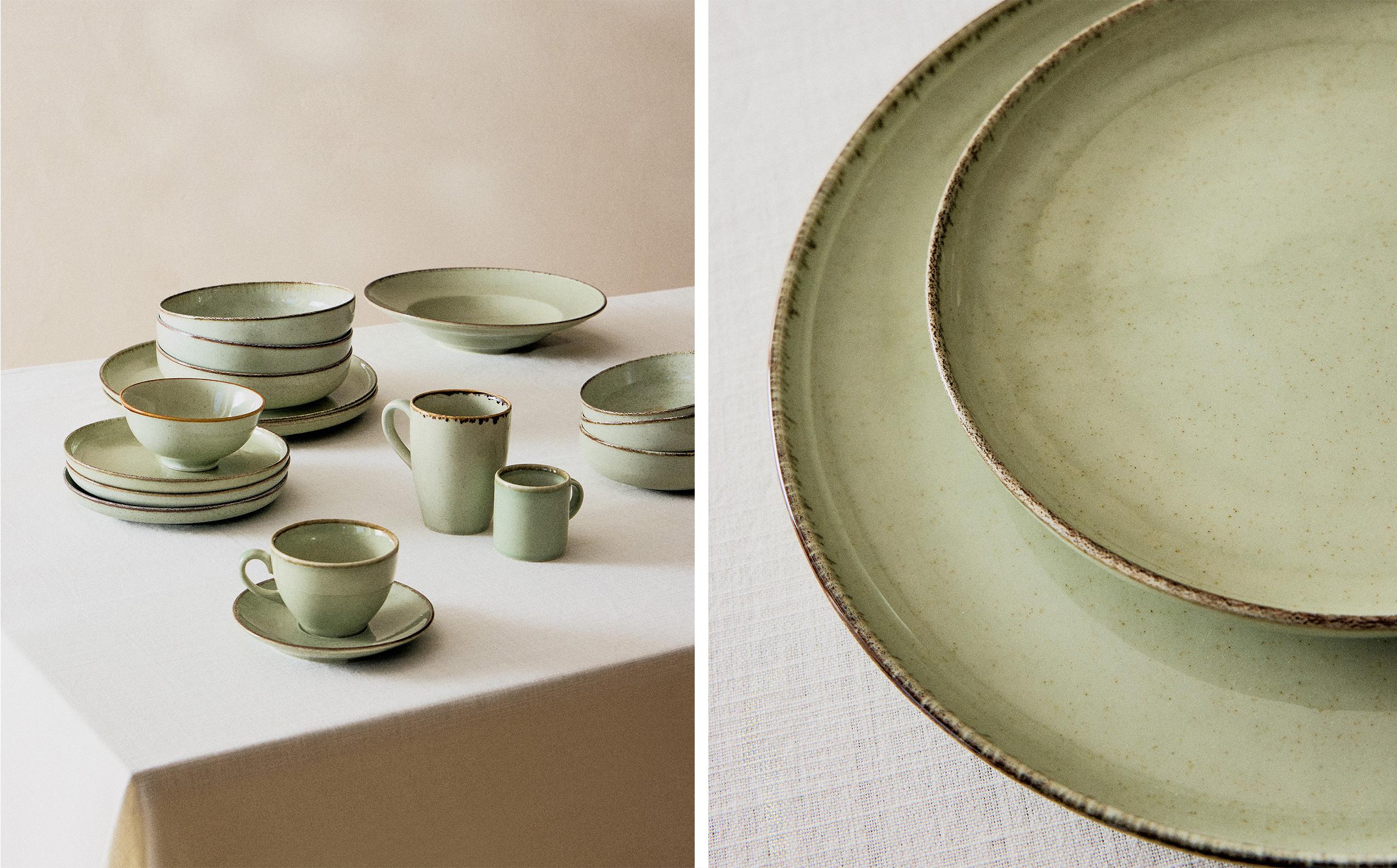 Veweet Fiona, tafelservies, porselein, 24-delig, serviesset met inbegrip van mueslikommen, dessertborden, eetborden en soepborden, servies voor 6 personen Veweet Fiona, tafelservies, porselein, 24-delig, serviesset met inbegrip van mueslikommen, dessertborden, eetborden en soepborden, servies voor 6 personen