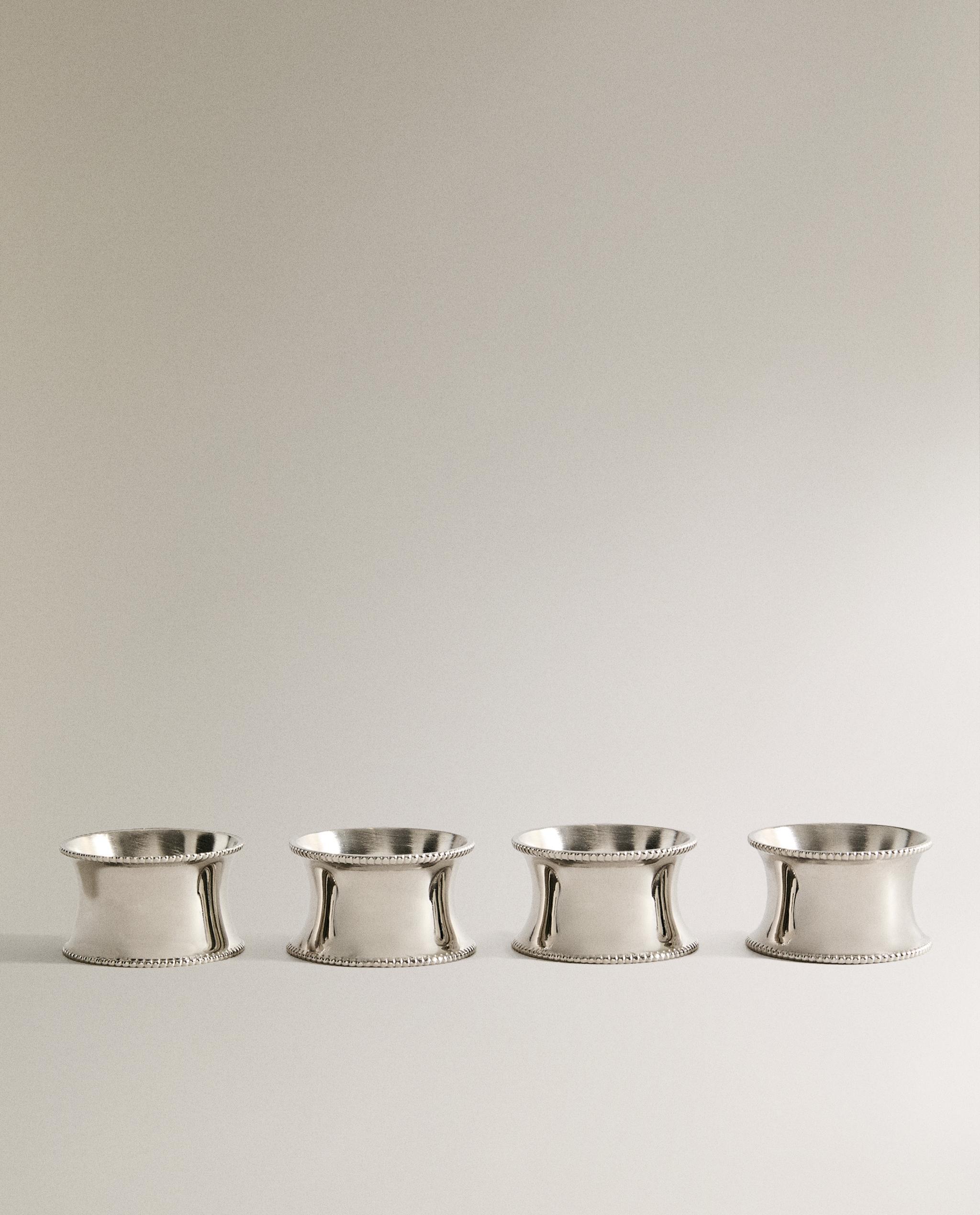 ラウンド スチール ナプキンリング（4個セット） | Zara Home 日本/Japan