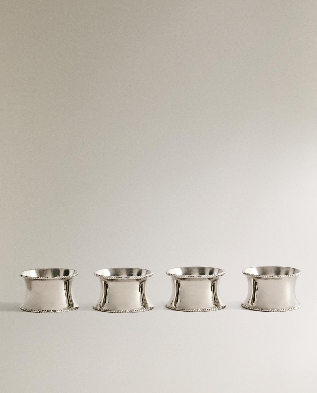 PACK ARGOLAS PARA GUARDANAPO AÇO REDONDAS (PACK DE 4) PACK ARGOLAS PARA GUARDANAPO AÇO REDONDAS (PACK DE 4)