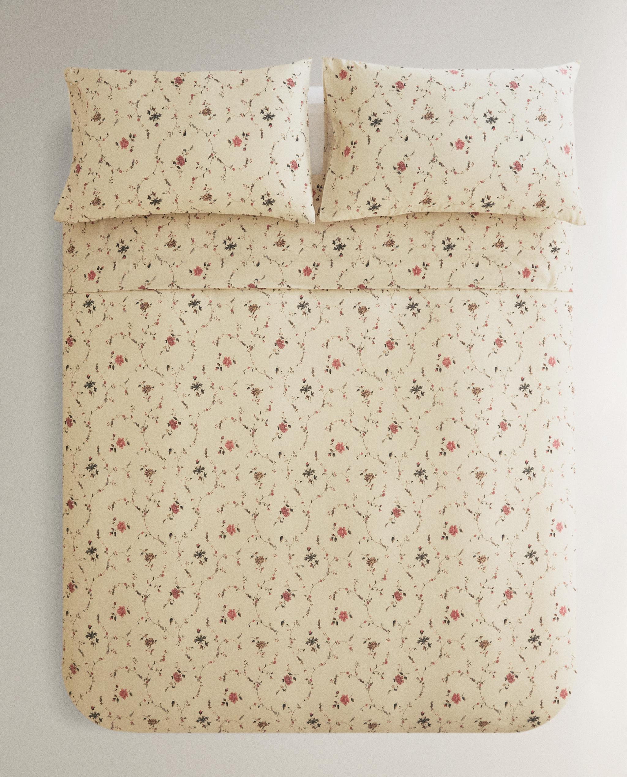 FLORAL COTTON LINEN BED LINEN | KATHARINE POLE product thumbnail 5