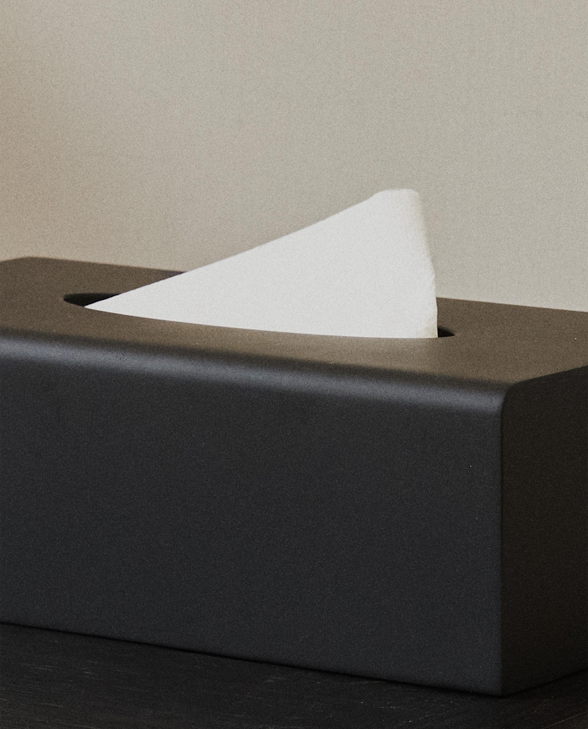 BLACK RESIN TISSUE BOX BLACK RESIN TISSUE BOX