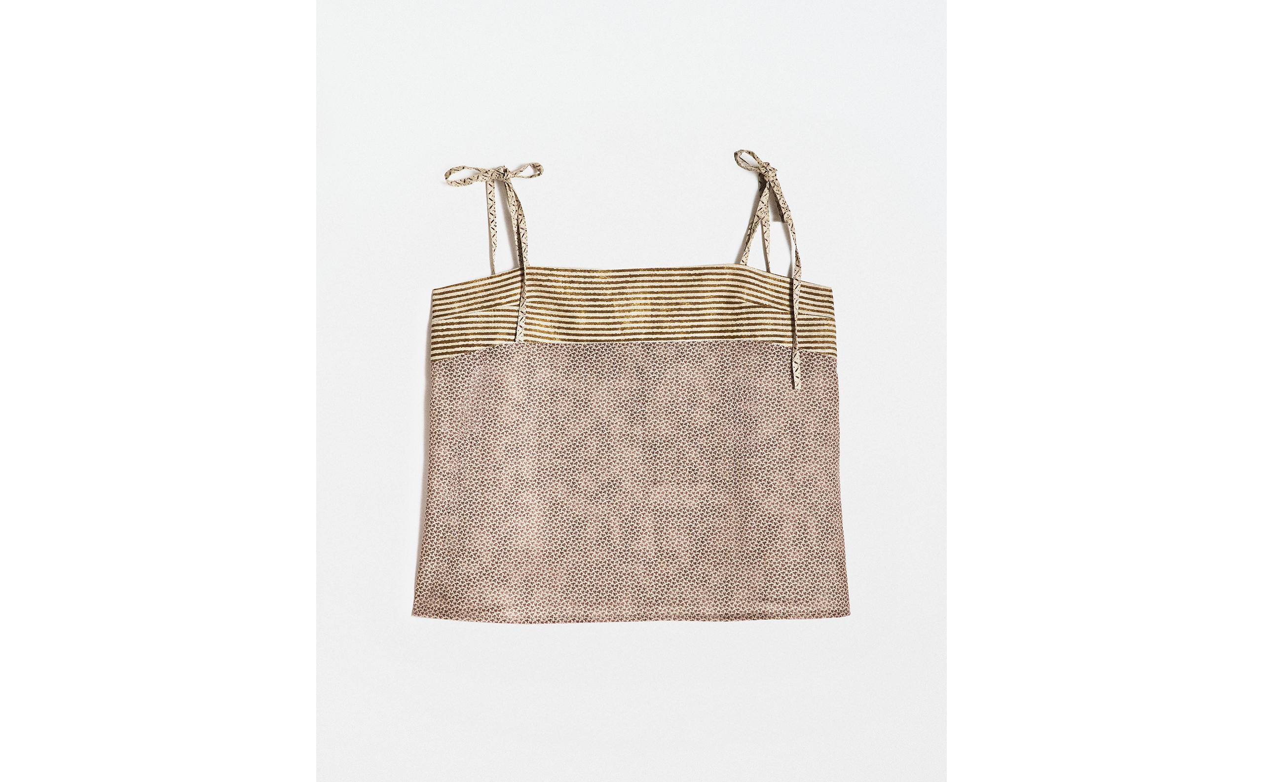 TOP WITH CONTRAST PRINT | KATHARINE POLE product thumbnail 9