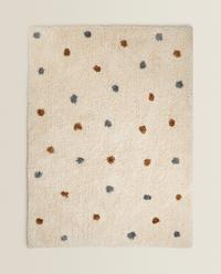 KIDS' RECTANGULAR TEXTURED POLKA DOT RUG product thumbnail 11