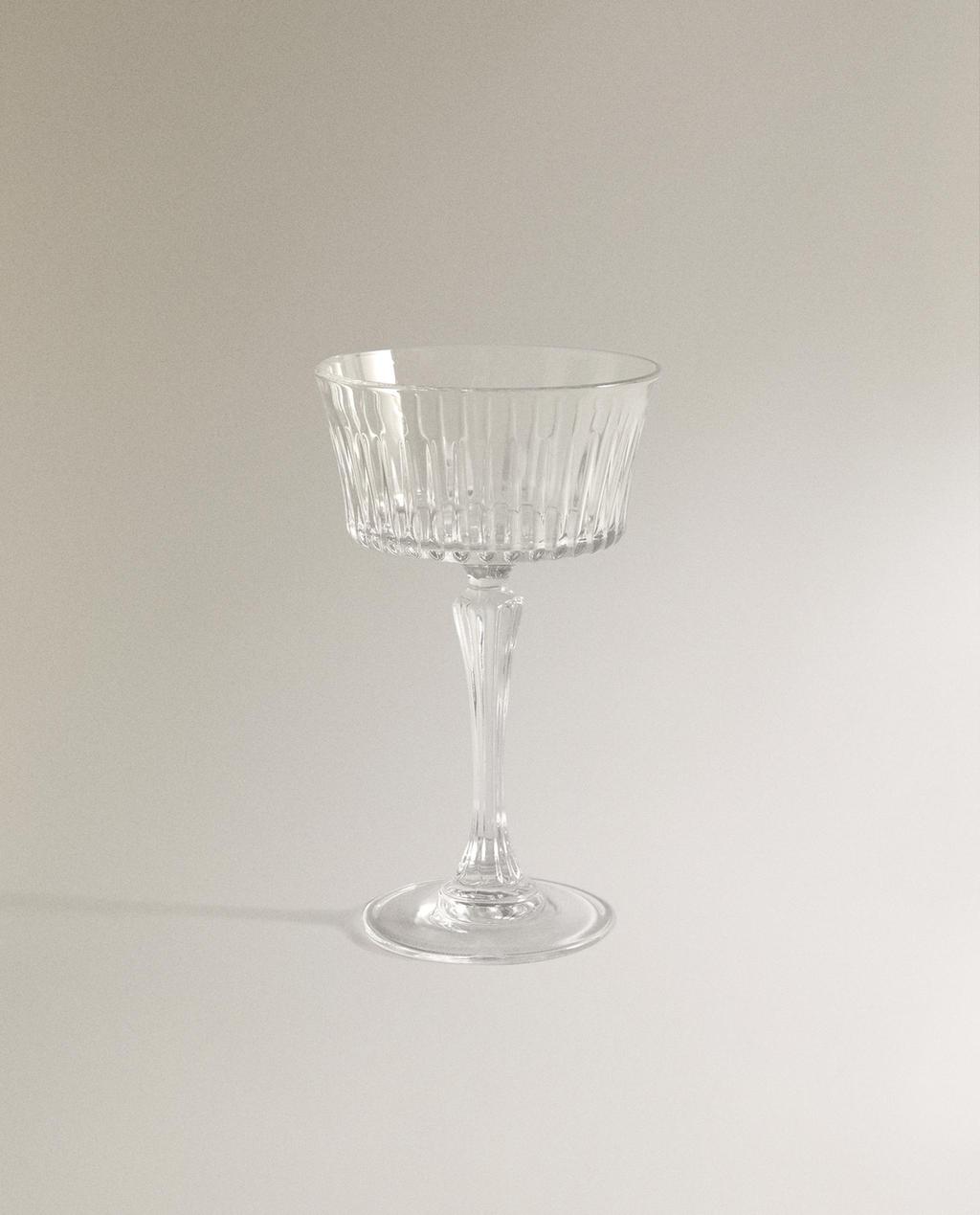 COUPE À CAVA CRISTALLIN EN RELIEF COUPE À CAVA CRISTALLIN EN RELIEF