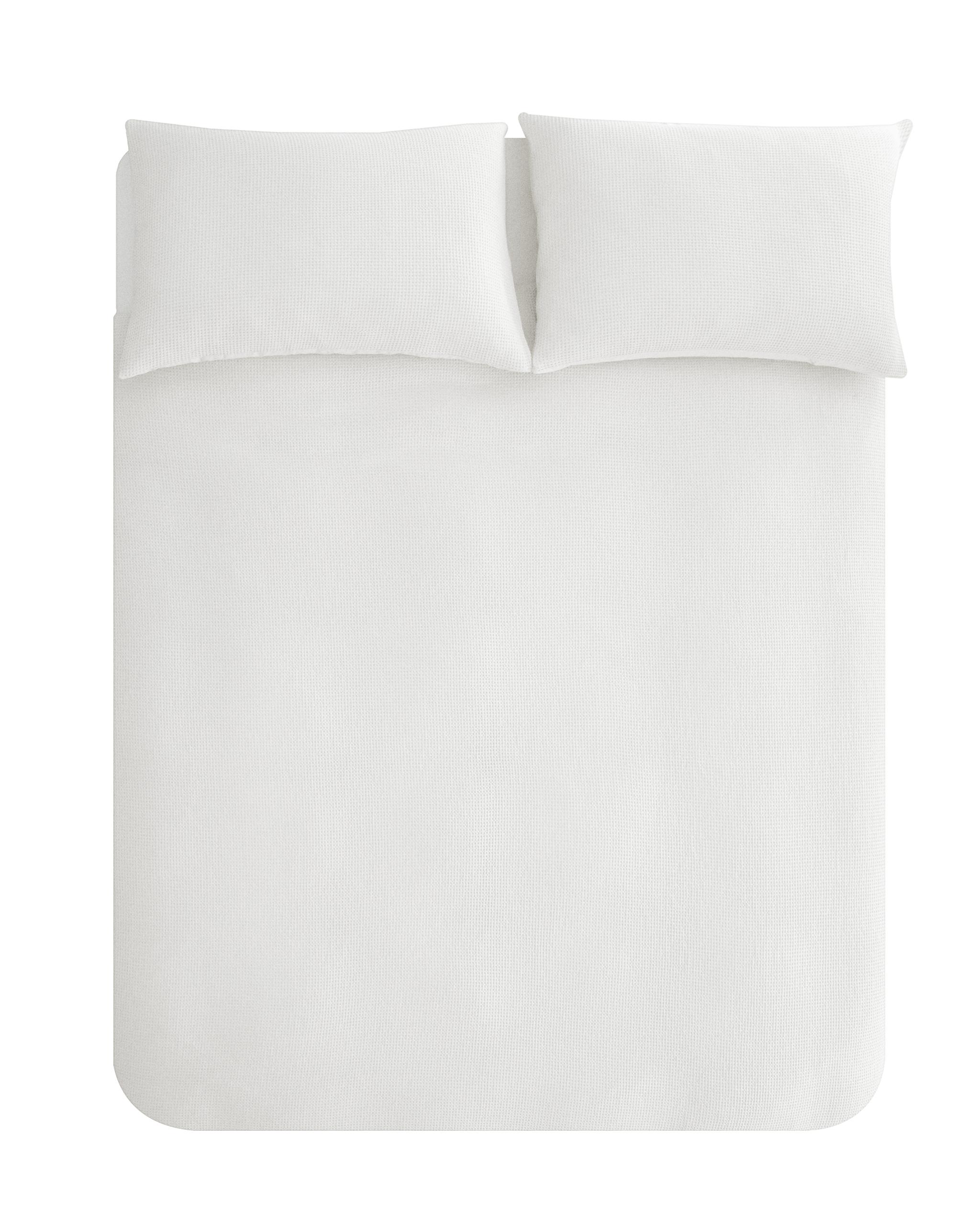 MINI WAFFLE-KNIT COTTON DUVET COVER product thumbnail 6