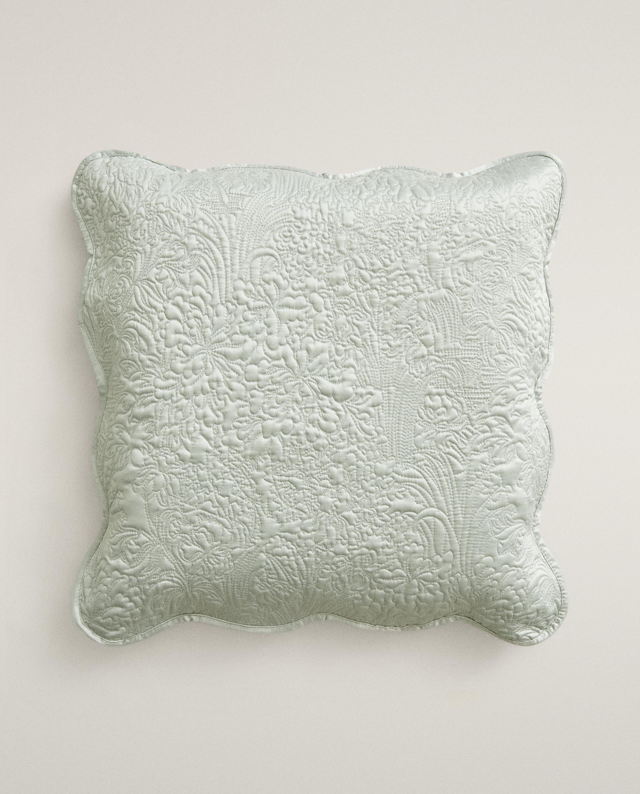 SCALLOPED FLORAL CUSHION COVER product thumbnail 15