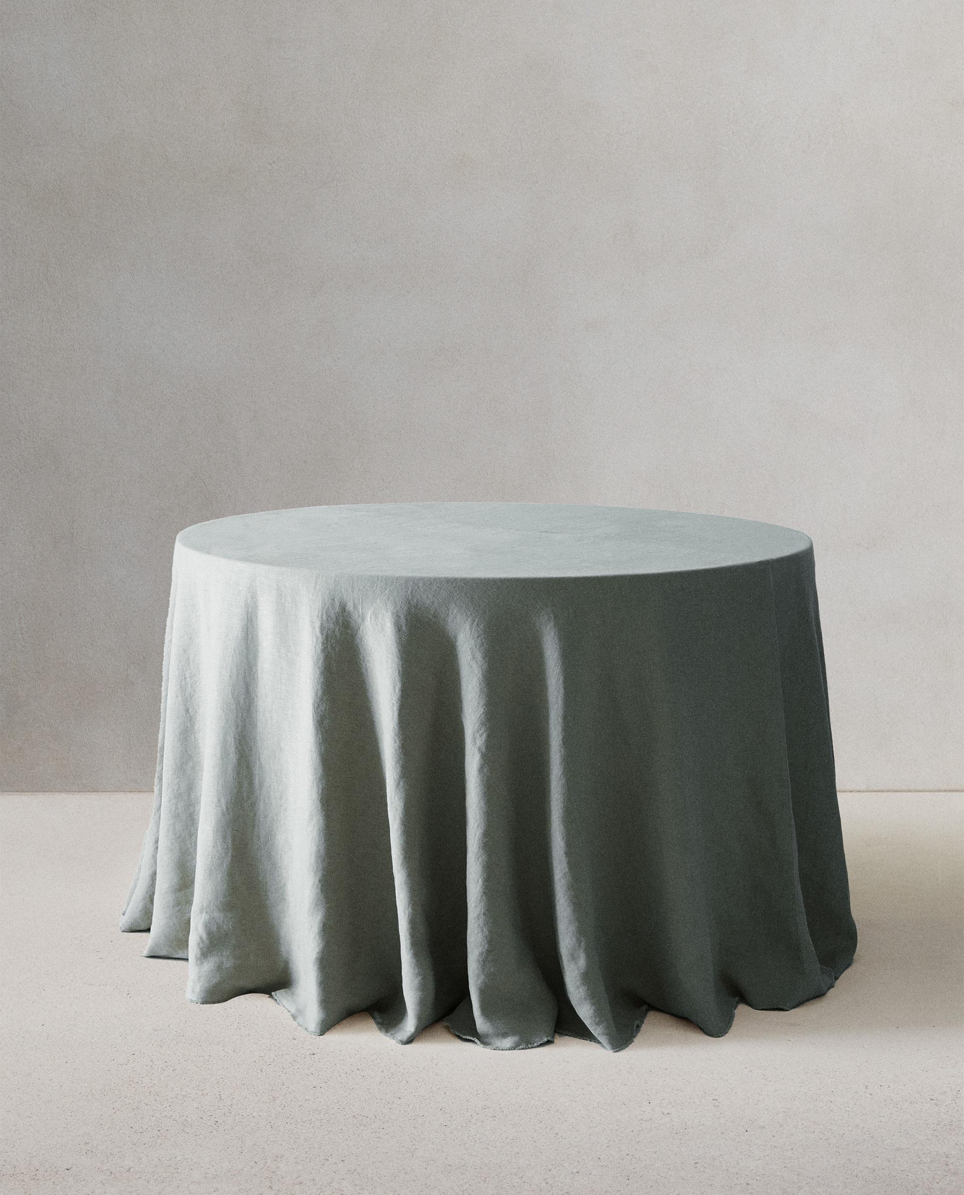 【未使用品】ZARAHOME リネンジャカード織 テーブルクロス 未使用品】ZARAHOME リネンジャカード織 テーブルクロス - メルカリ