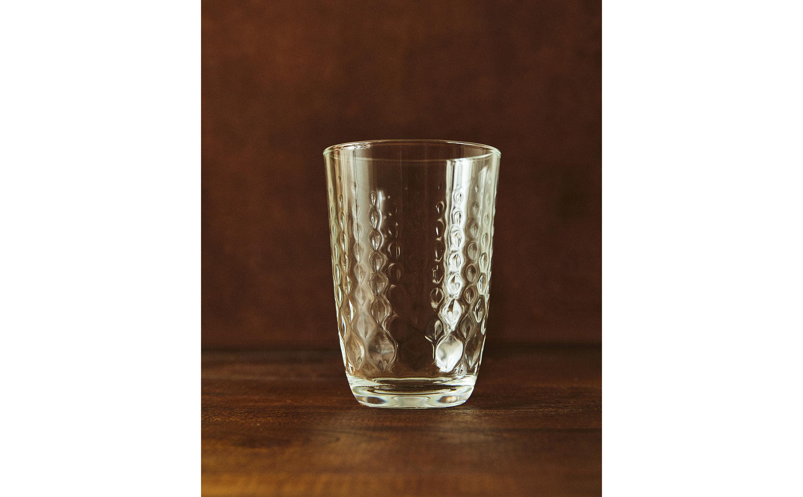 OK-[VASO VIDRIO RELIEVE RUBI]L6-