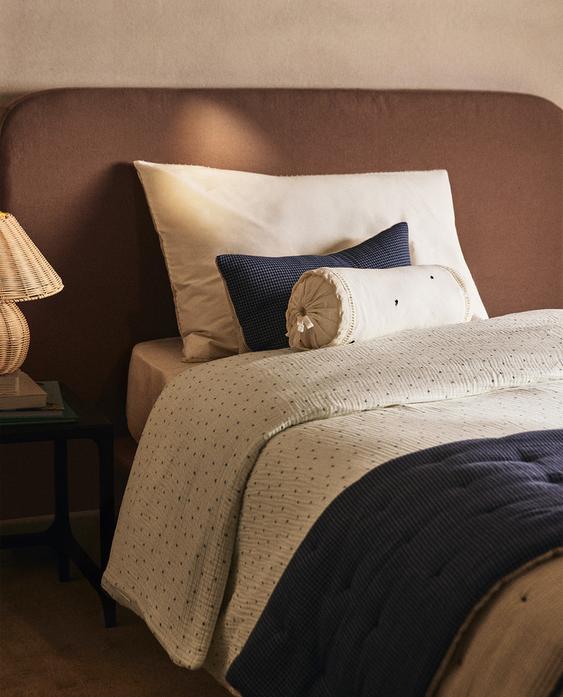 キッズ ドット コットン 掛け布団カバー