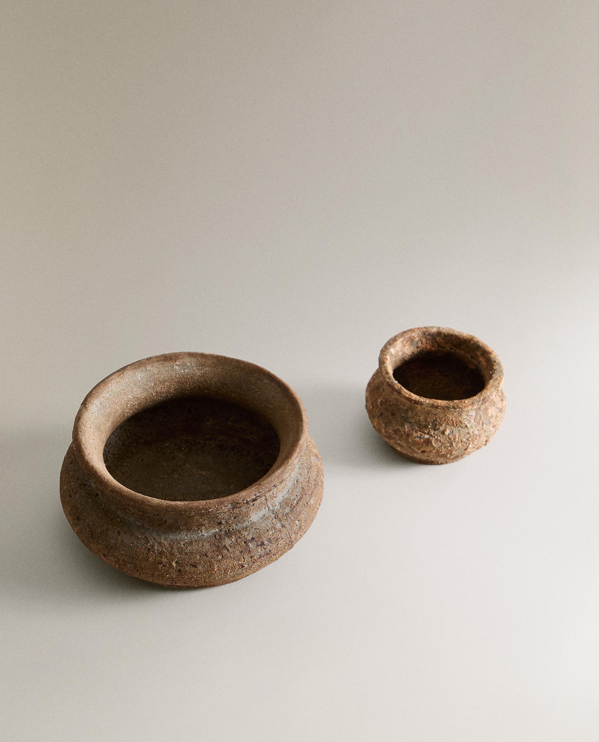 ペルー テラコッタ 鳥口水瓶 テラコッタ ベース | Zara Home 日本/Japan