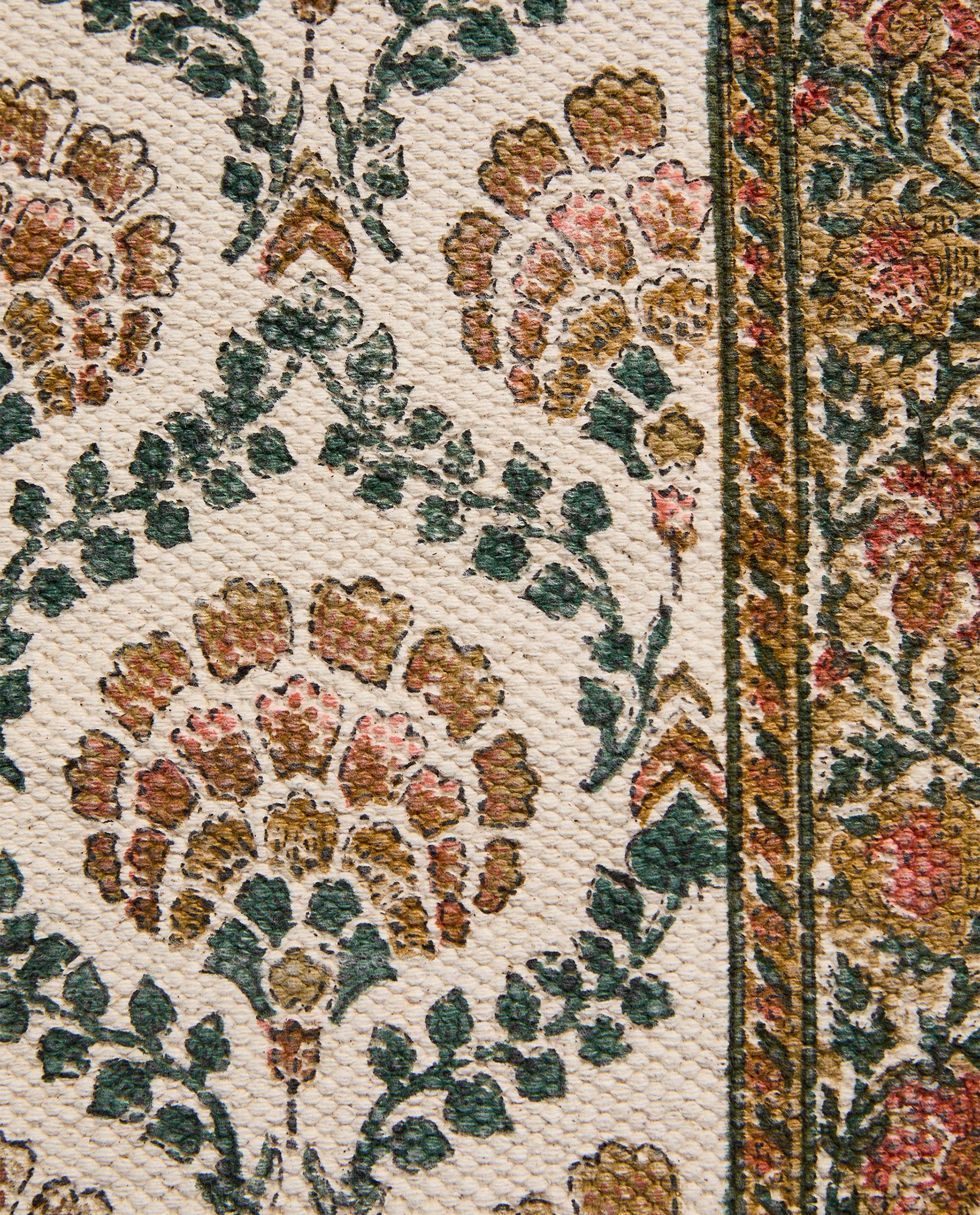 FLORAL PRINT RUG